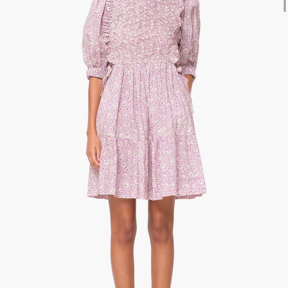 Sea NY Ida Puff Sleeve Cotton Dress